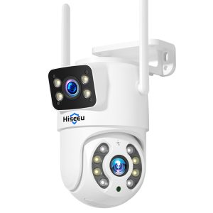 Outdoor WiFi Camera - 4k, Color Night Vision, Auto Tracking, AI Human Detection, IP66 Weatherproof